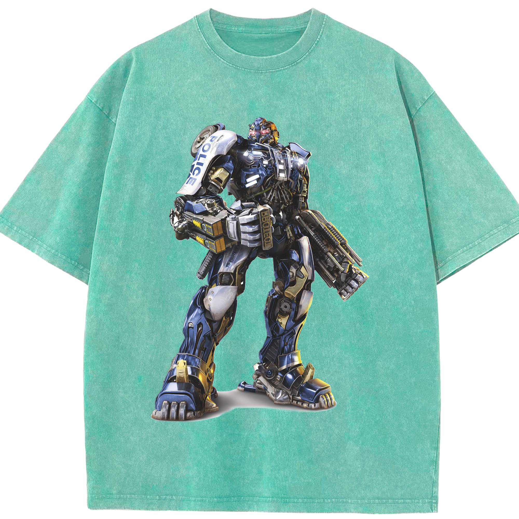 （画像用） Transformers トランスフォーマー 綿100% ヴィンテージ風 半袖Tシャツ（フロントプリント）